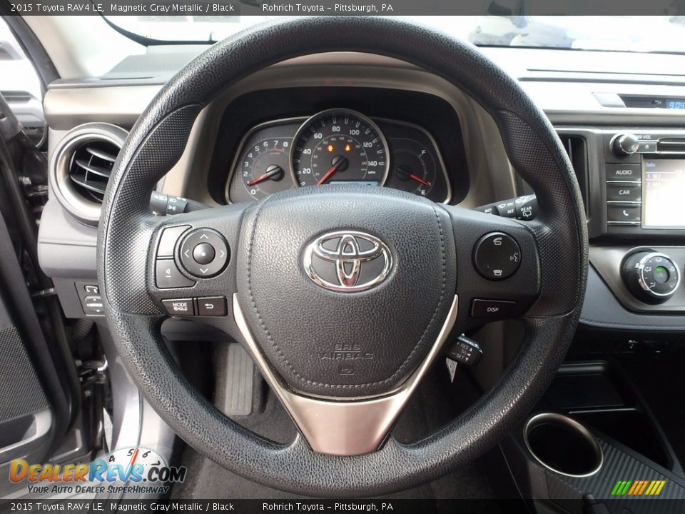 2015 Toyota RAV4 LE Magnetic Gray Metallic / Black Photo #20