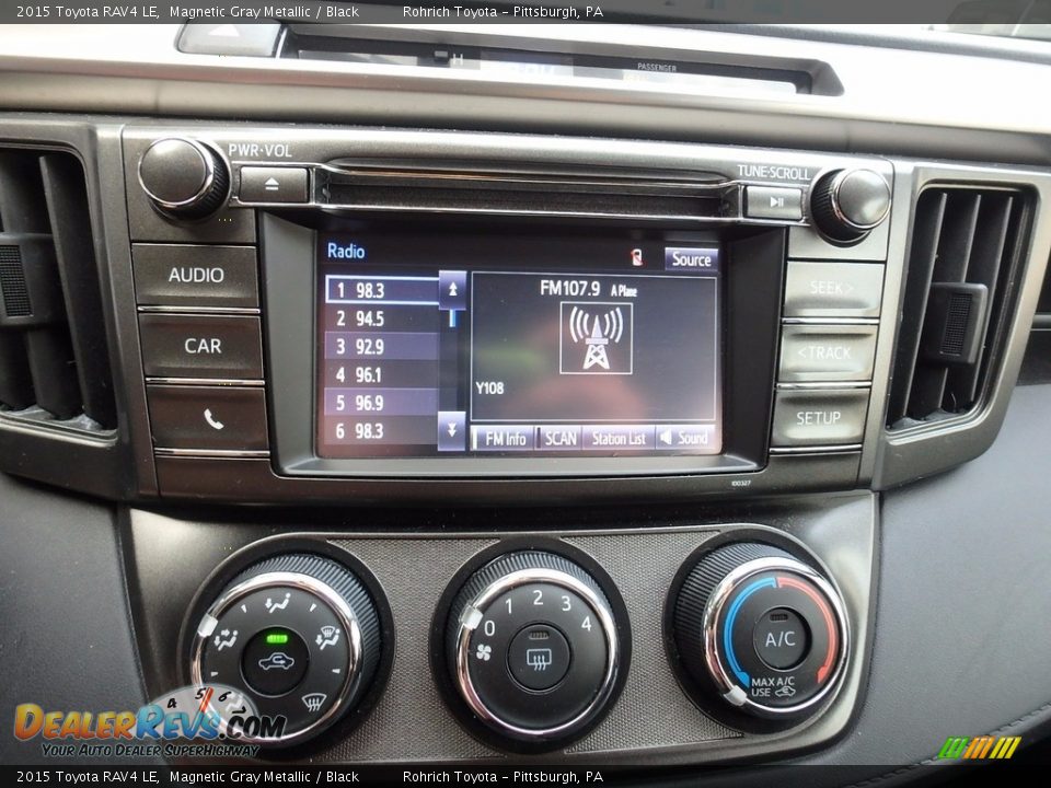 2015 Toyota RAV4 LE Magnetic Gray Metallic / Black Photo #26