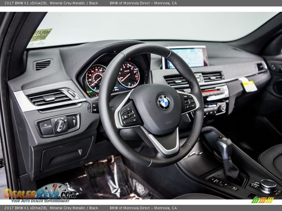 2017 BMW X1 xDrive28i Mineral Grey Metallic / Black Photo #5