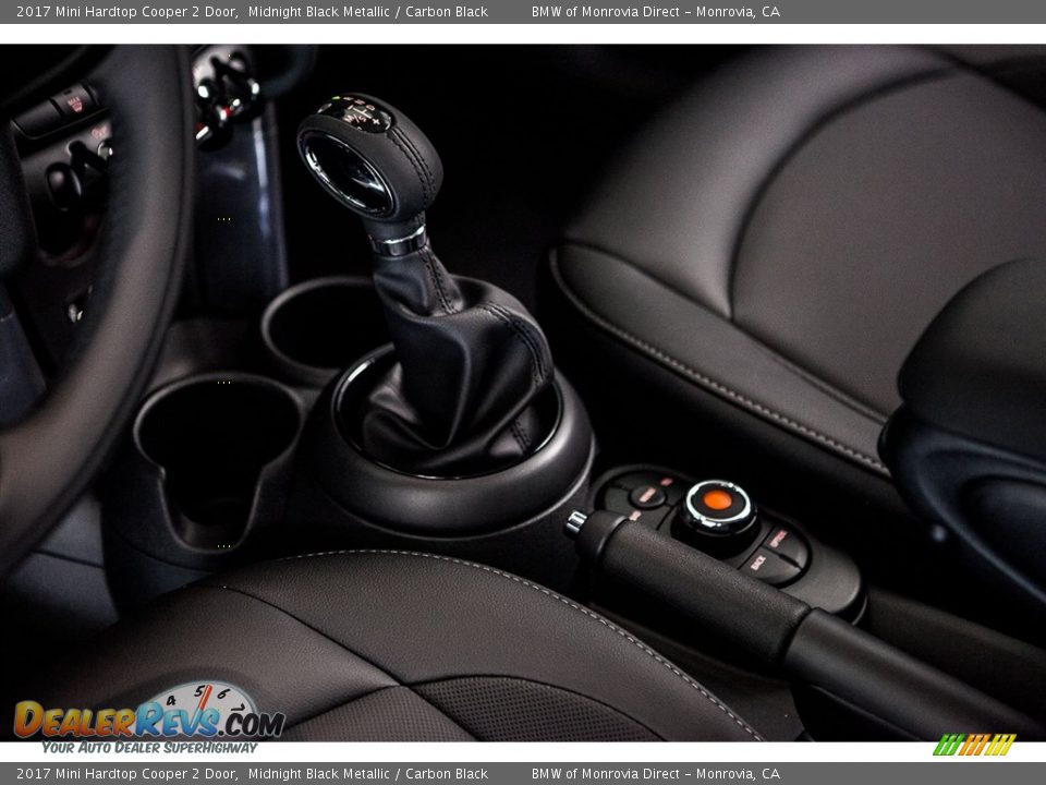 2017 Mini Hardtop Cooper 2 Door Midnight Black Metallic / Carbon Black Photo #7