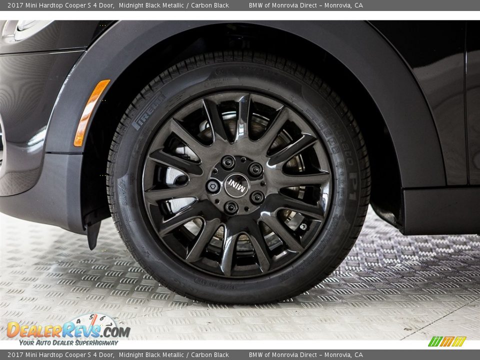2017 Mini Hardtop Cooper S 4 Door Midnight Black Metallic / Carbon Black Photo #9