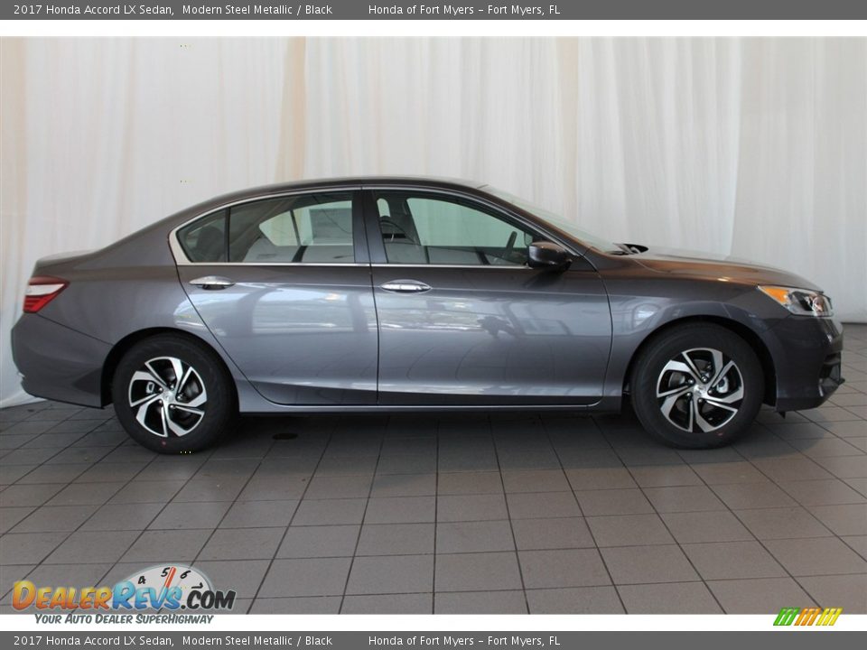 2017 Honda Accord LX Sedan Modern Steel Metallic / Black Photo #3