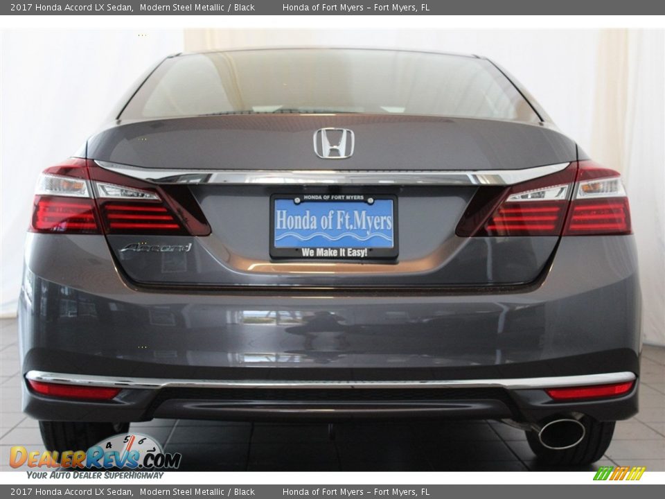 2017 Honda Accord LX Sedan Modern Steel Metallic / Black Photo #6