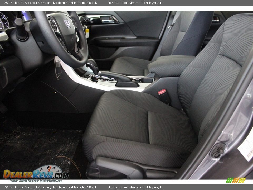 2017 Honda Accord LX Sedan Modern Steel Metallic / Black Photo #9