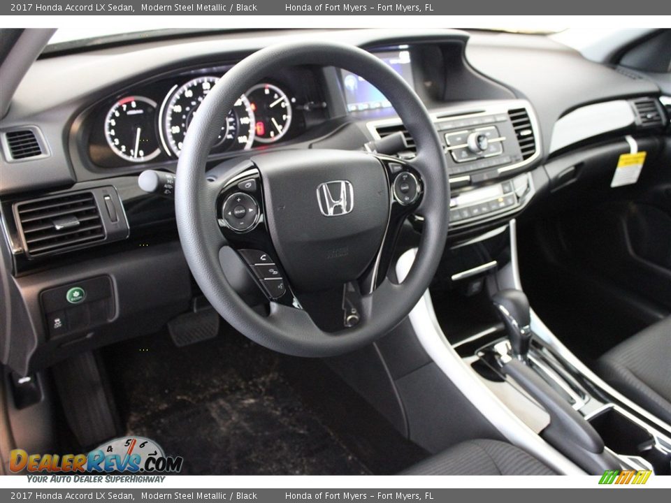 2017 Honda Accord LX Sedan Modern Steel Metallic / Black Photo #10