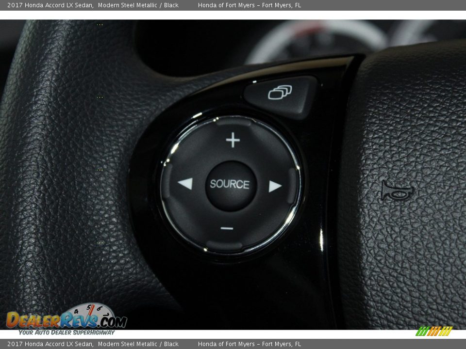 2017 Honda Accord LX Sedan Modern Steel Metallic / Black Photo #12