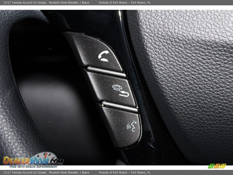 2017 Honda Accord LX Sedan Modern Steel Metallic / Black Photo #13