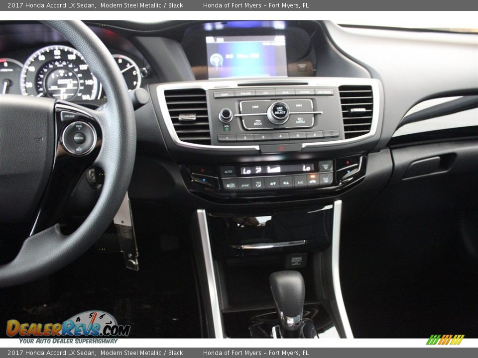 2017 Honda Accord LX Sedan Modern Steel Metallic / Black Photo #15