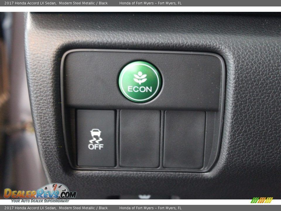 2017 Honda Accord LX Sedan Modern Steel Metallic / Black Photo #22