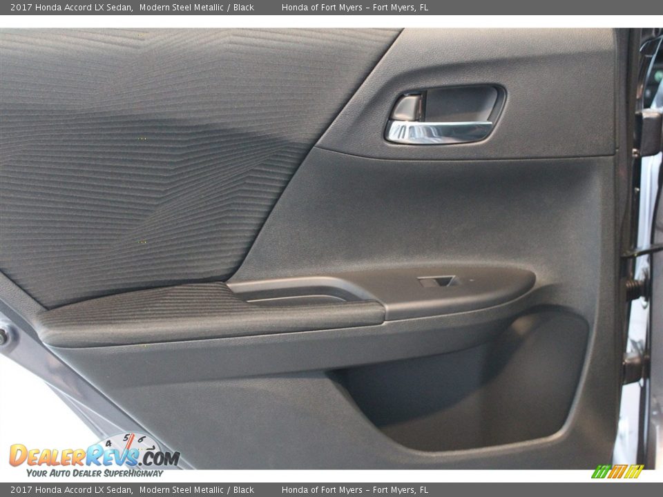 2017 Honda Accord LX Sedan Modern Steel Metallic / Black Photo #23