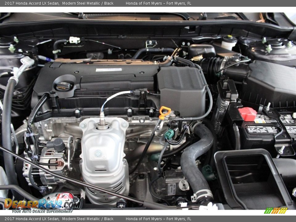 2017 Honda Accord LX Sedan Modern Steel Metallic / Black Photo #26