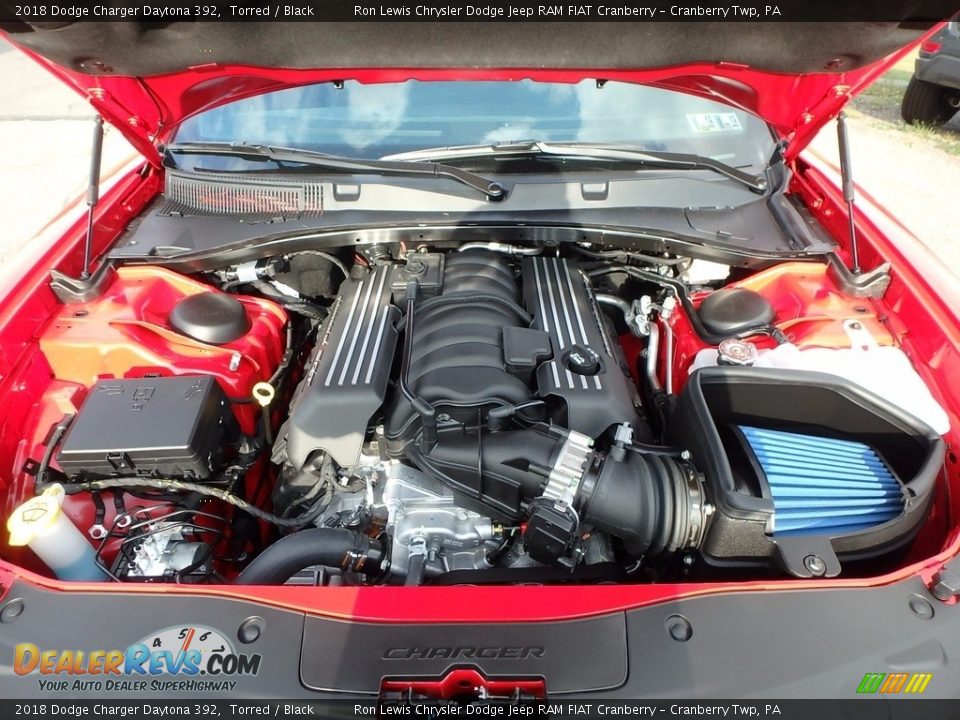 2018 Dodge Charger Daytona 392 392 SRT 6.4 Liter HEMI OHV 16-Valve VVT MDS V8 Engine Photo #3