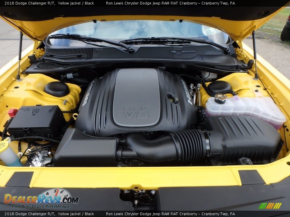2018 Dodge Challenger R/T 5.7 Liter HEMI OHV 16-Valve VVT MDS V8 Engine Photo #3