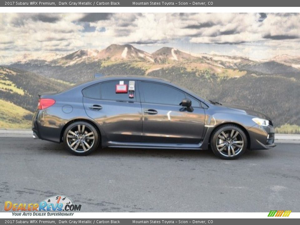 2017 Subaru WRX Premium Dark Gray Metallic / Carbon Black Photo #2