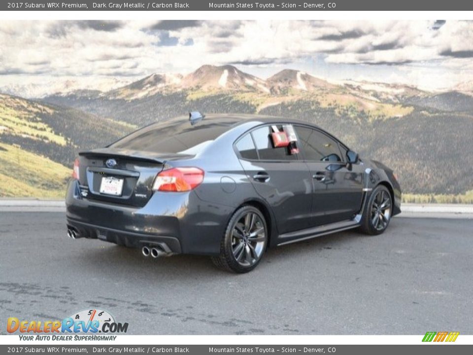 2017 Subaru WRX Premium Dark Gray Metallic / Carbon Black Photo #3