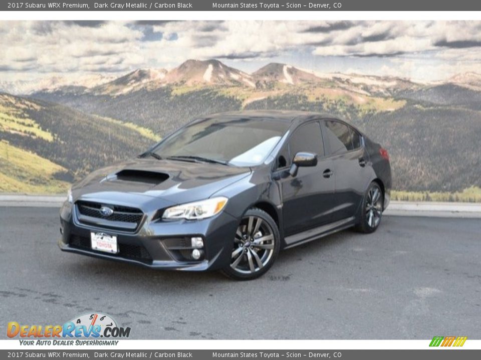 2017 Subaru WRX Premium Dark Gray Metallic / Carbon Black Photo #5