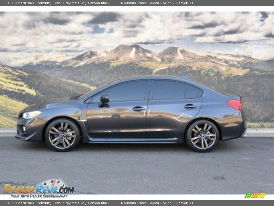 2017 Subaru WRX Premium Dark Gray Metallic / Carbon Black Photo #6
