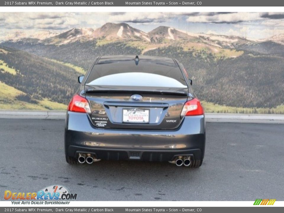 2017 Subaru WRX Premium Dark Gray Metallic / Carbon Black Photo #9