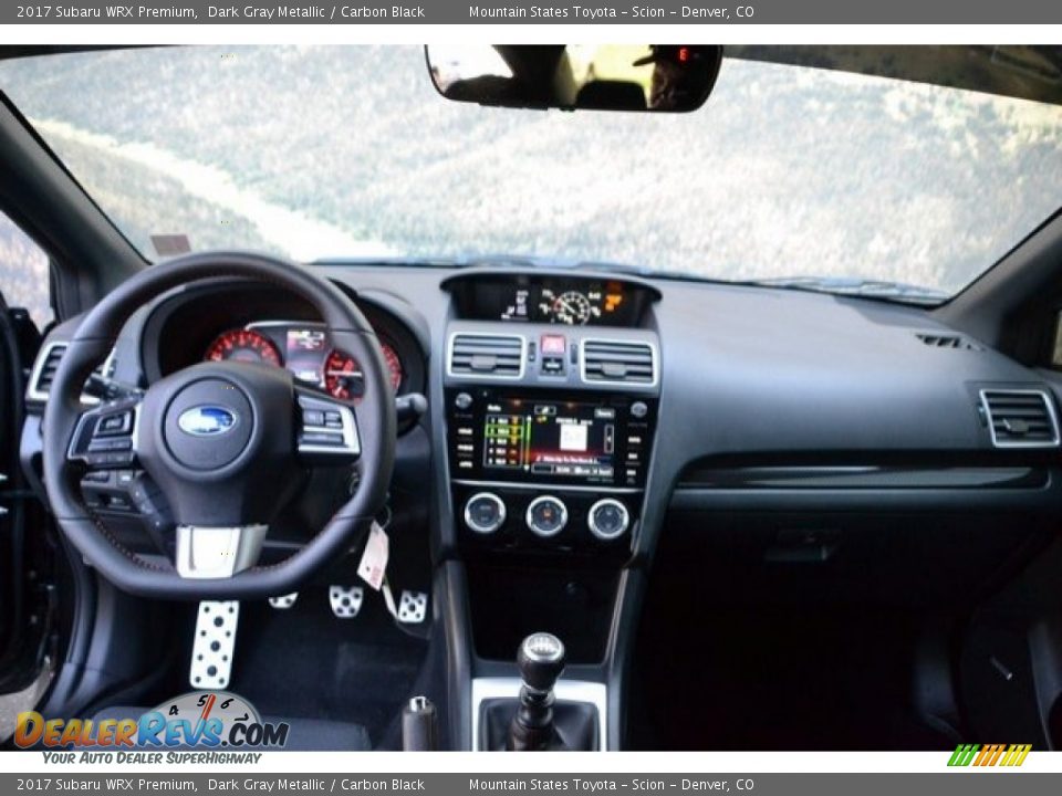 2017 Subaru WRX Premium Dark Gray Metallic / Carbon Black Photo #13