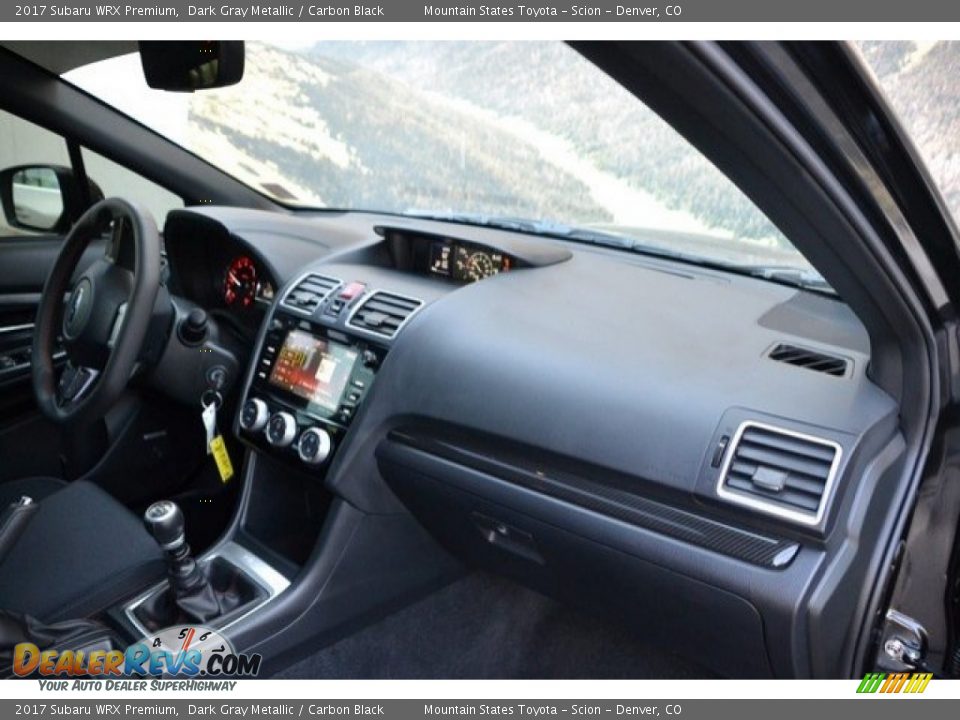 2017 Subaru WRX Premium Dark Gray Metallic / Carbon Black Photo #17