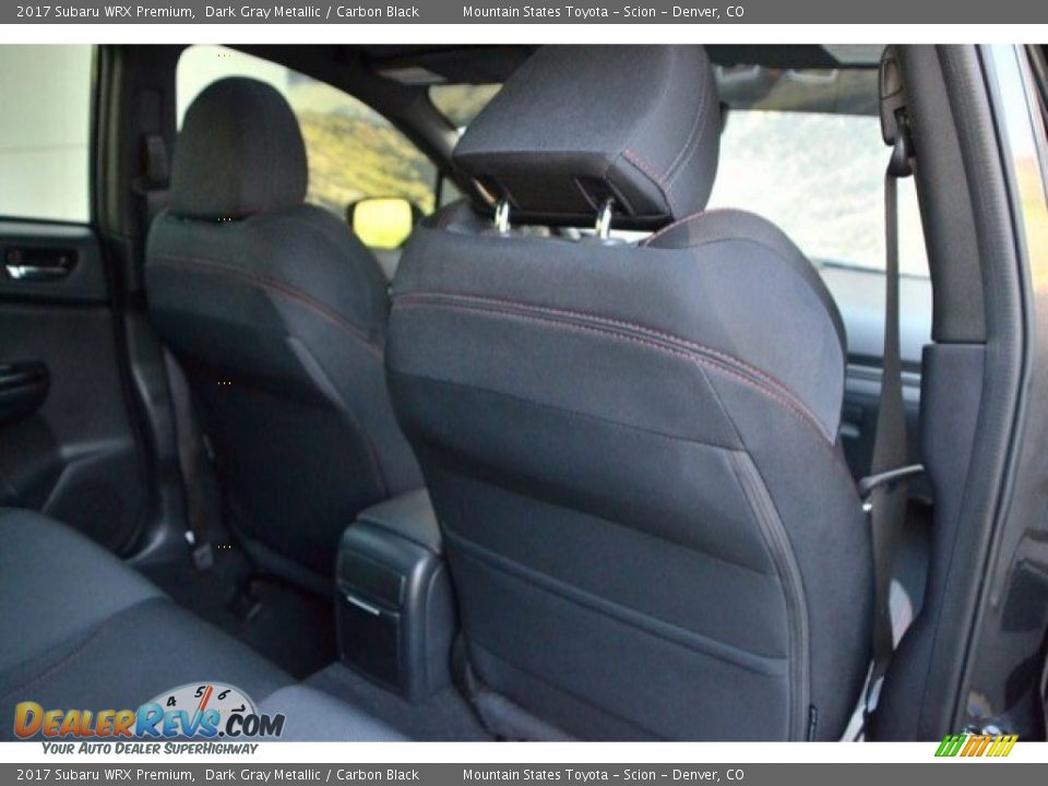 2017 Subaru WRX Premium Dark Gray Metallic / Carbon Black Photo #21