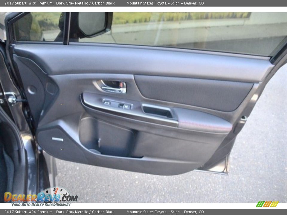 2017 Subaru WRX Premium Dark Gray Metallic / Carbon Black Photo #26