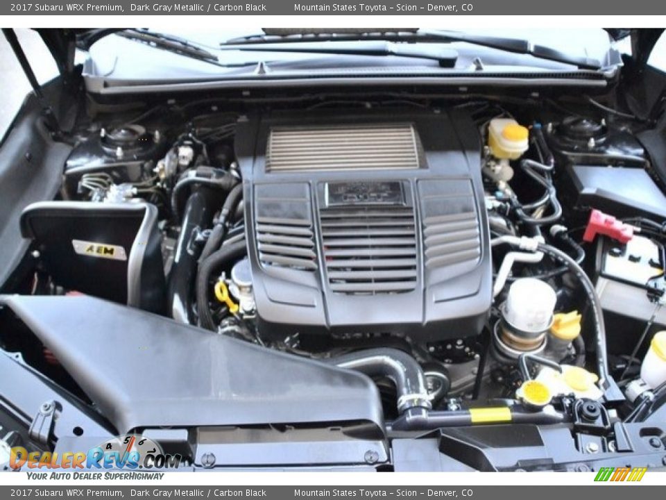 2017 Subaru WRX Premium Dark Gray Metallic / Carbon Black Photo #28