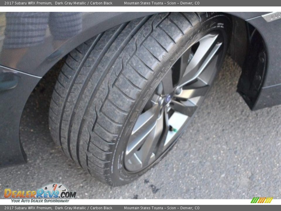 2017 Subaru WRX Premium Dark Gray Metallic / Carbon Black Photo #29