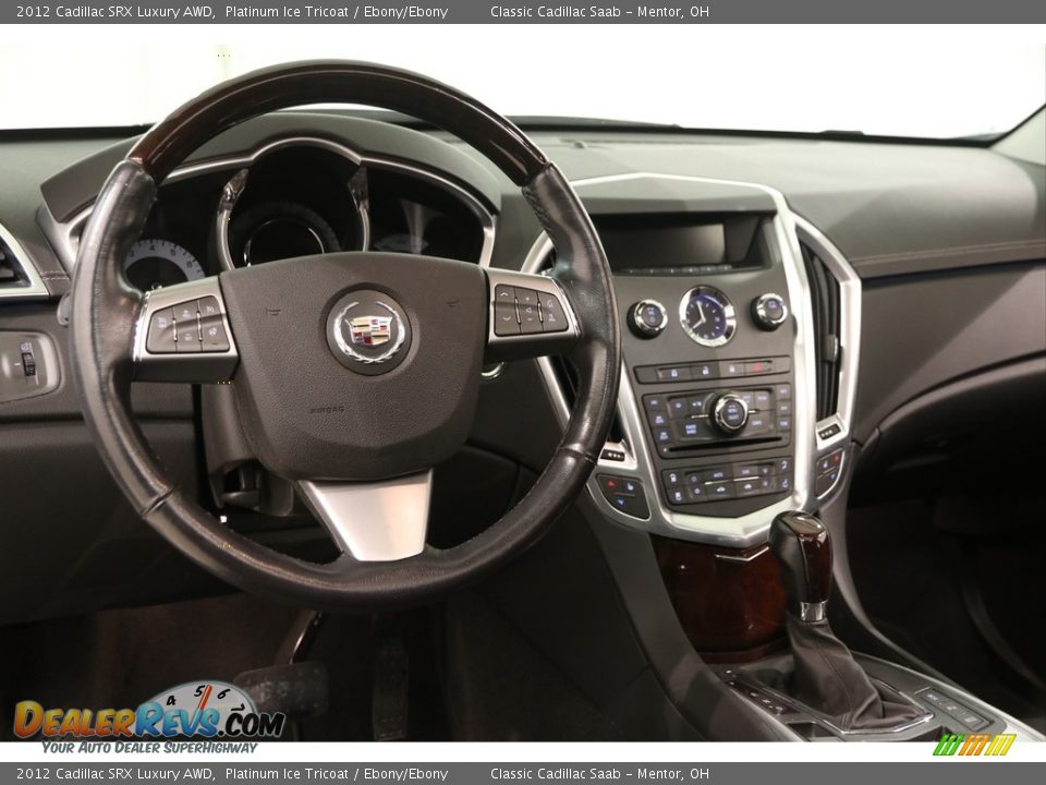 2012 Cadillac SRX Luxury AWD Platinum Ice Tricoat / Ebony/Ebony Photo #6