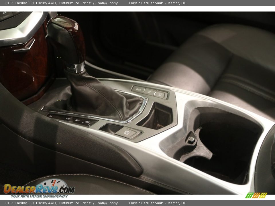 2012 Cadillac SRX Luxury AWD Platinum Ice Tricoat / Ebony/Ebony Photo #12