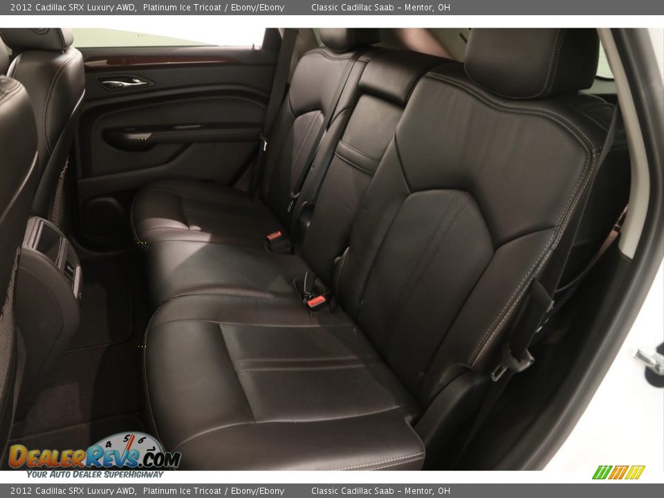 2012 Cadillac SRX Luxury AWD Platinum Ice Tricoat / Ebony/Ebony Photo #15