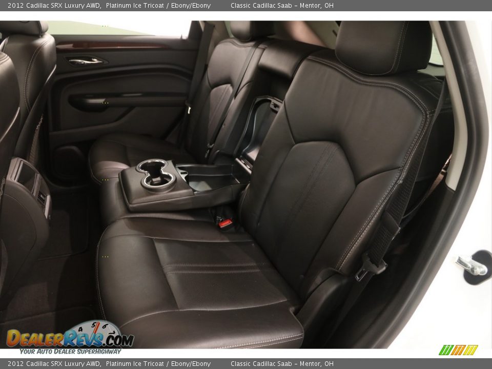 2012 Cadillac SRX Luxury AWD Platinum Ice Tricoat / Ebony/Ebony Photo #16
