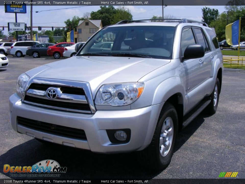 2008 Toyota 4Runner SR5 4x4 Titanium Metallic / Taupe Photo #1