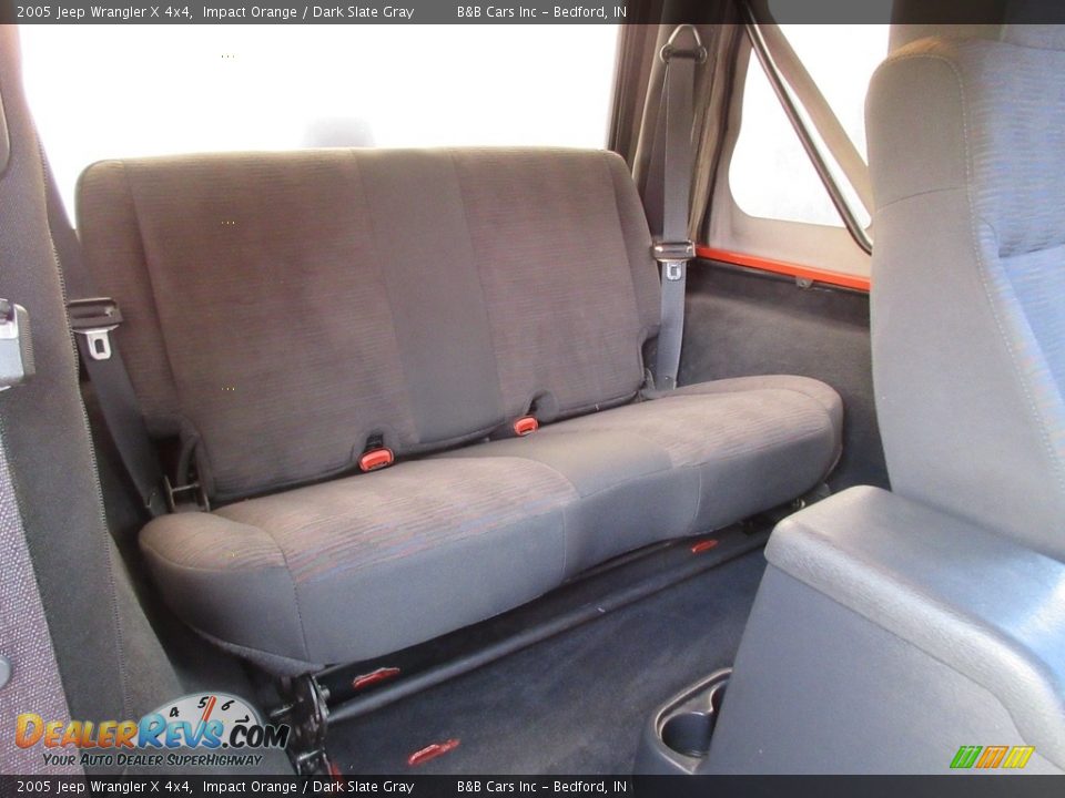 2005 Jeep Wrangler X 4x4 Impact Orange / Dark Slate Gray Photo #19