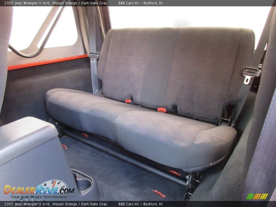 2005 Jeep Wrangler X 4x4 Impact Orange / Dark Slate Gray Photo #20