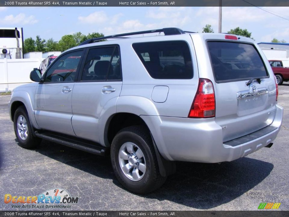 2008 Toyota 4Runner SR5 4x4 Titanium Metallic / Taupe Photo #2