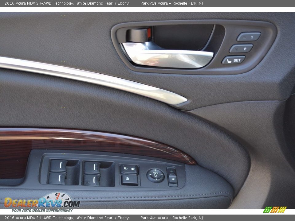 2016 Acura MDX SH-AWD Technology White Diamond Pearl / Ebony Photo #10