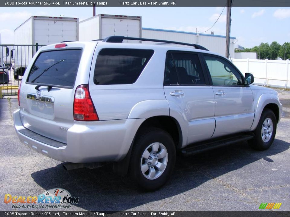 2008 Toyota 4Runner SR5 4x4 Titanium Metallic / Taupe Photo #3