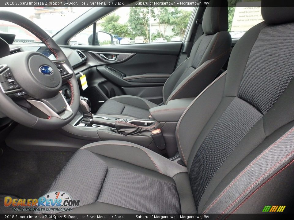 Black Interior - 2018 Subaru Impreza 2.0i Sport 5-Door Photo #11