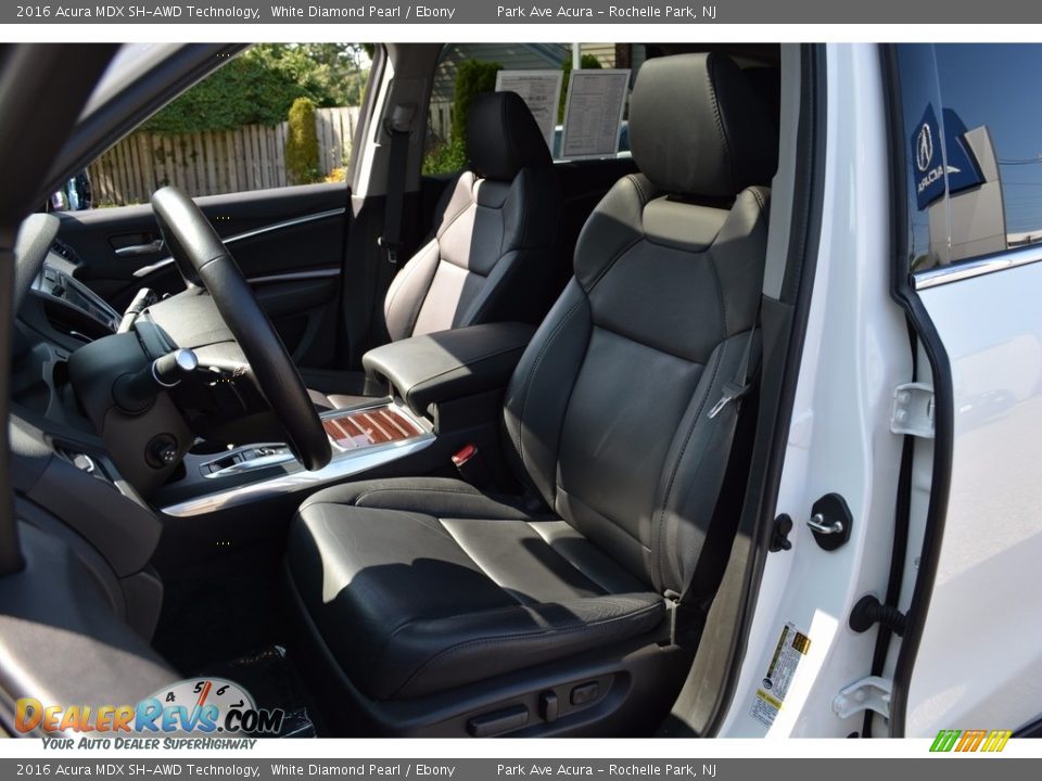 2016 Acura MDX SH-AWD Technology White Diamond Pearl / Ebony Photo #13