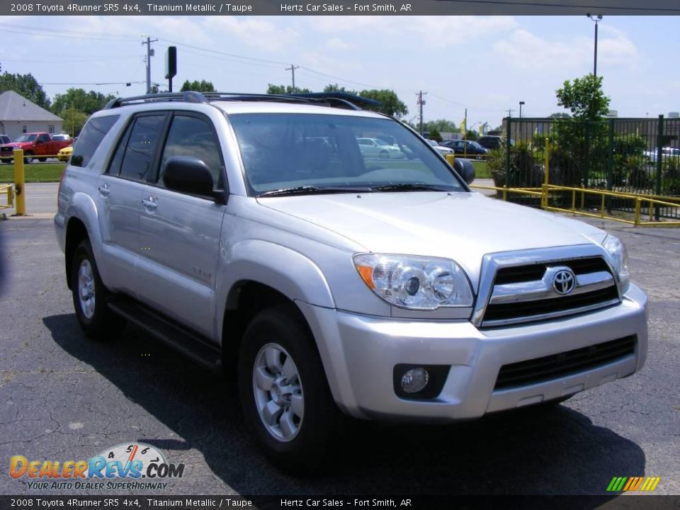 2008 Toyota 4Runner SR5 4x4 Titanium Metallic / Taupe Photo #4