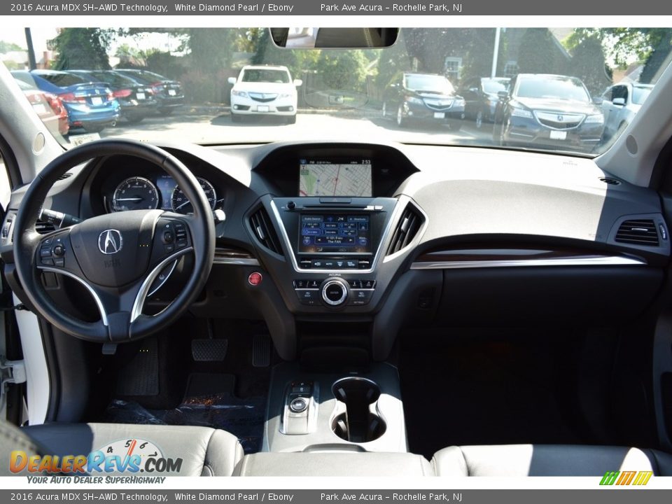 2016 Acura MDX SH-AWD Technology White Diamond Pearl / Ebony Photo #15