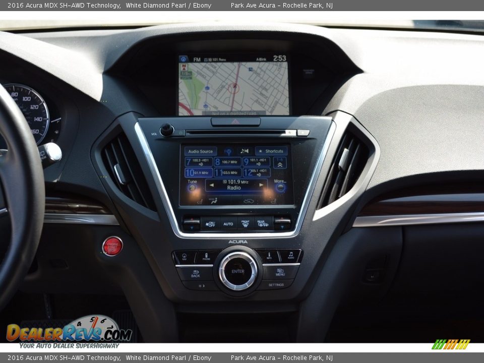 2016 Acura MDX SH-AWD Technology White Diamond Pearl / Ebony Photo #16