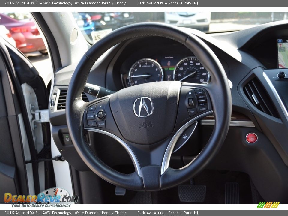 2016 Acura MDX SH-AWD Technology White Diamond Pearl / Ebony Photo #18