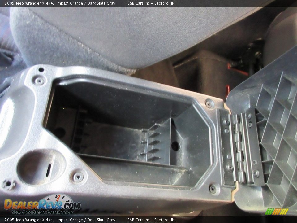 2005 Jeep Wrangler X 4x4 Impact Orange / Dark Slate Gray Photo #29