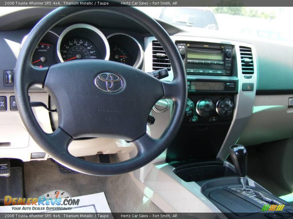 2008 Toyota 4Runner SR5 4x4 Titanium Metallic / Taupe Photo #8
