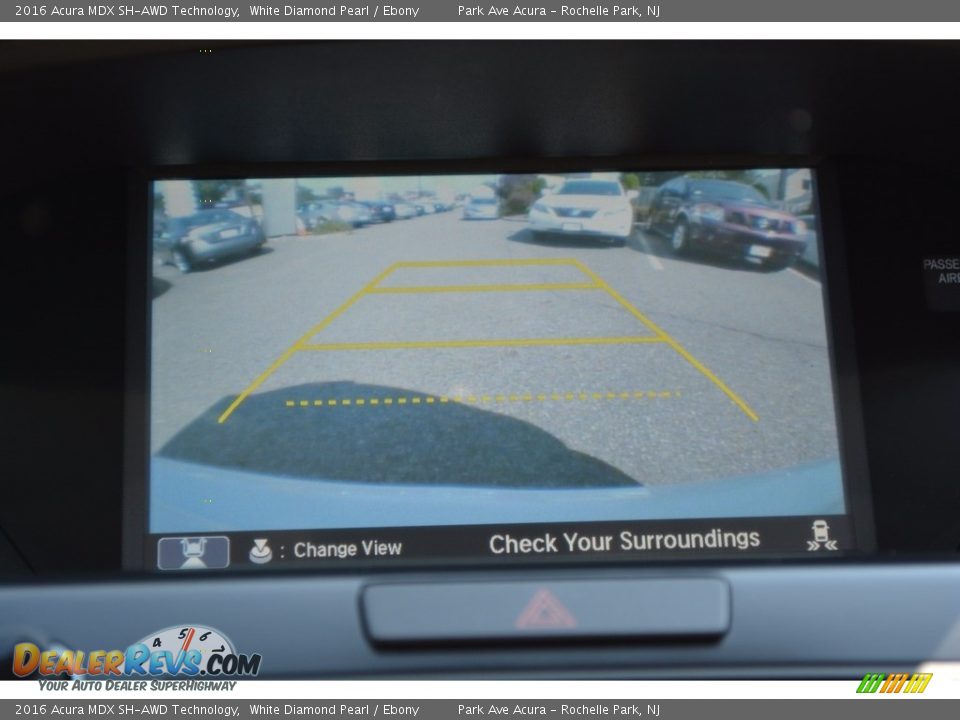 2016 Acura MDX SH-AWD Technology White Diamond Pearl / Ebony Photo #22