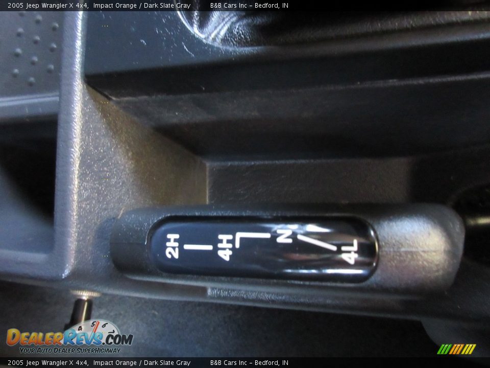 2005 Jeep Wrangler X 4x4 Impact Orange / Dark Slate Gray Photo #32