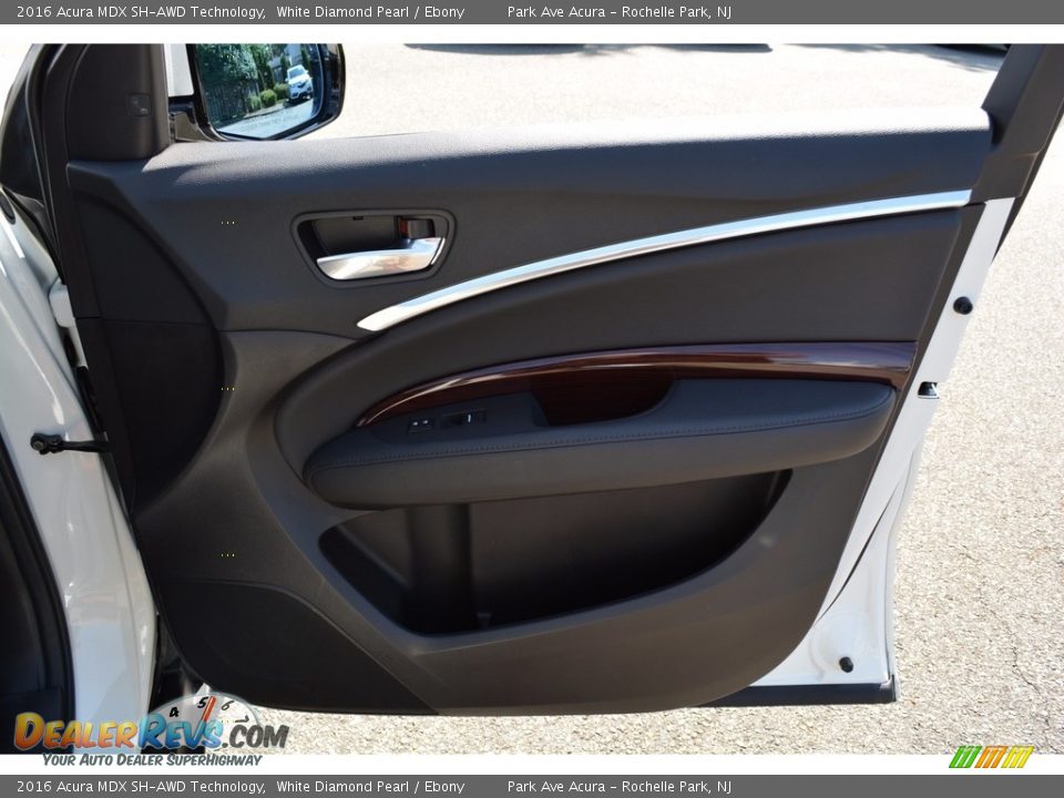 2016 Acura MDX SH-AWD Technology White Diamond Pearl / Ebony Photo #27