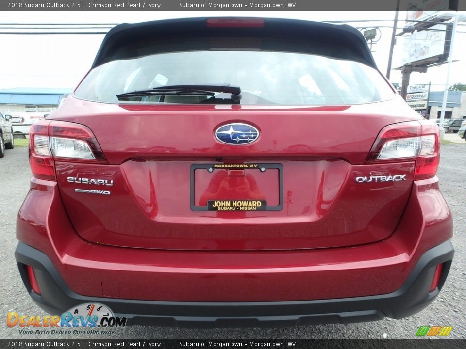 2018 Subaru Outback 2.5i Crimson Red Pearl / Ivory Photo #4